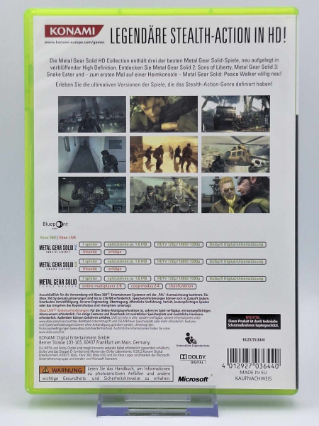 Metal Gear Solid HD Collection